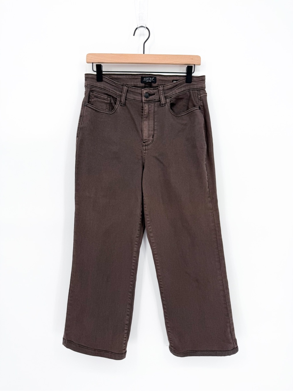 Judy Blue Brown High Rise Straight Fit Jeans Size 7/28